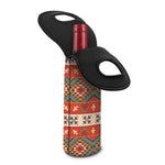 Geometric Native Navajo Print Single Neoprene Wine Tote