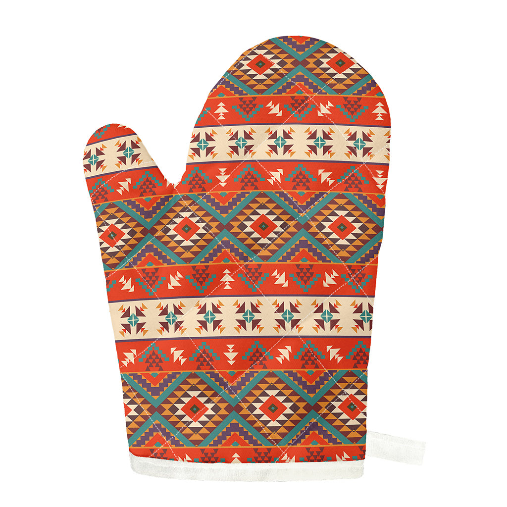 Geometric Native Navajo Print Single Oven Mitt
