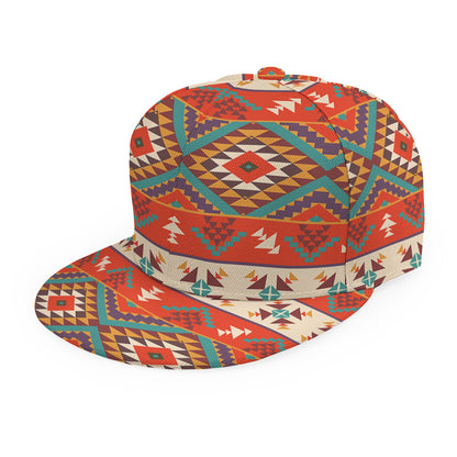Geometric Native Navajo Print Snapback Cap