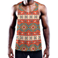 Geometric Native Navajo Print Men's Workout Tank Top