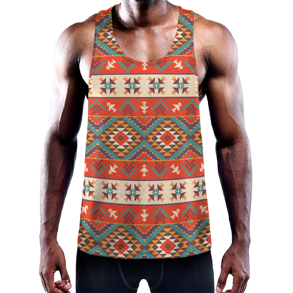 Geometric Native Navajo Print Training Tank Top