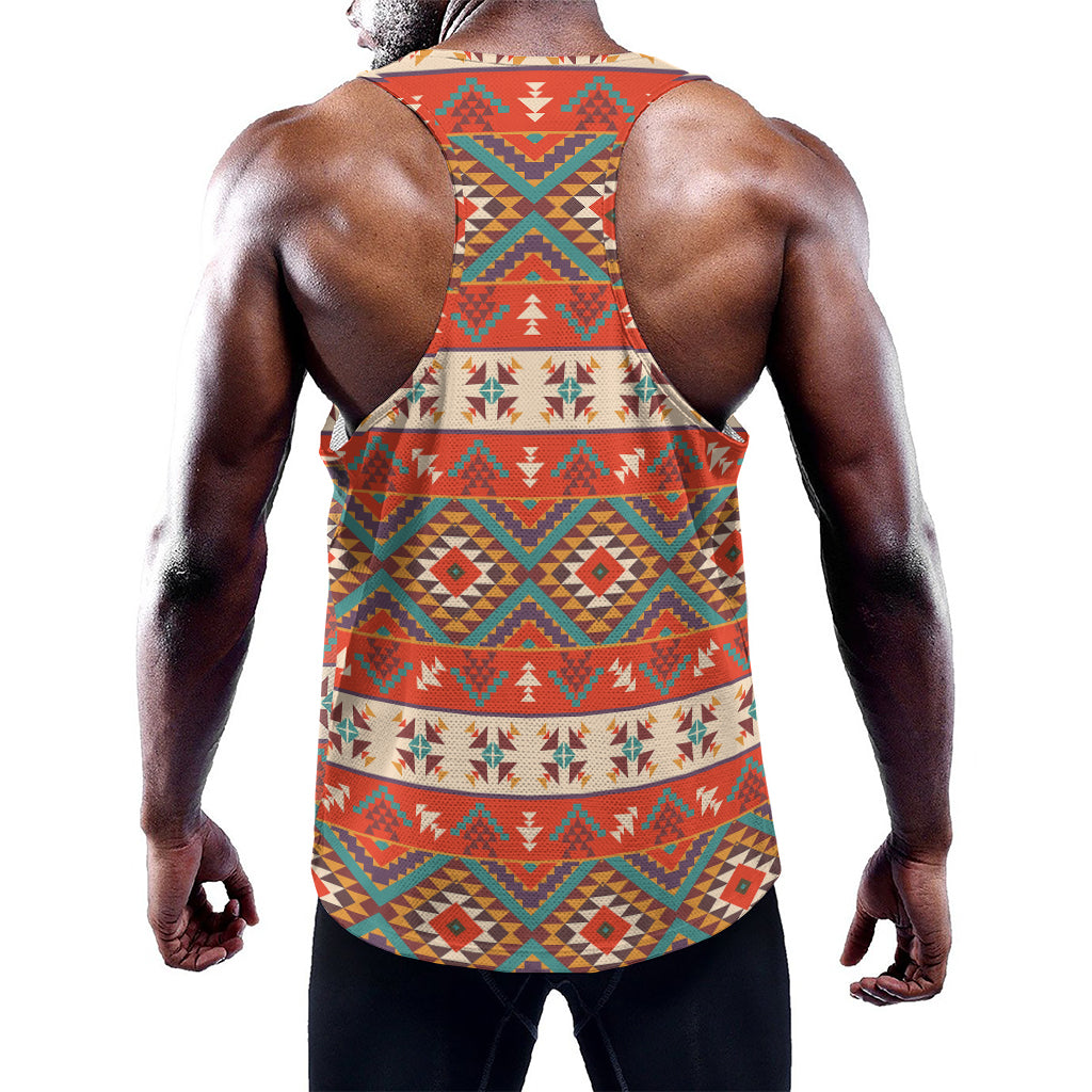 Geometric Native Navajo Print Training Tank Top