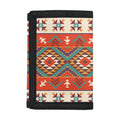 Geometric Native Navajo Print Trifold Wallet