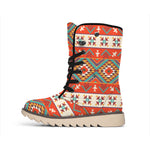 Geometric Native Navajo Print Winter Boots