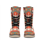 Geometric Native Navajo Print Winter Boots