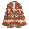 Geometric Native Navajo Print Women's Cotton Blazer