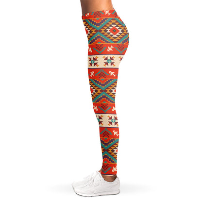 Geometric Native Navajo Print Women's Leggings