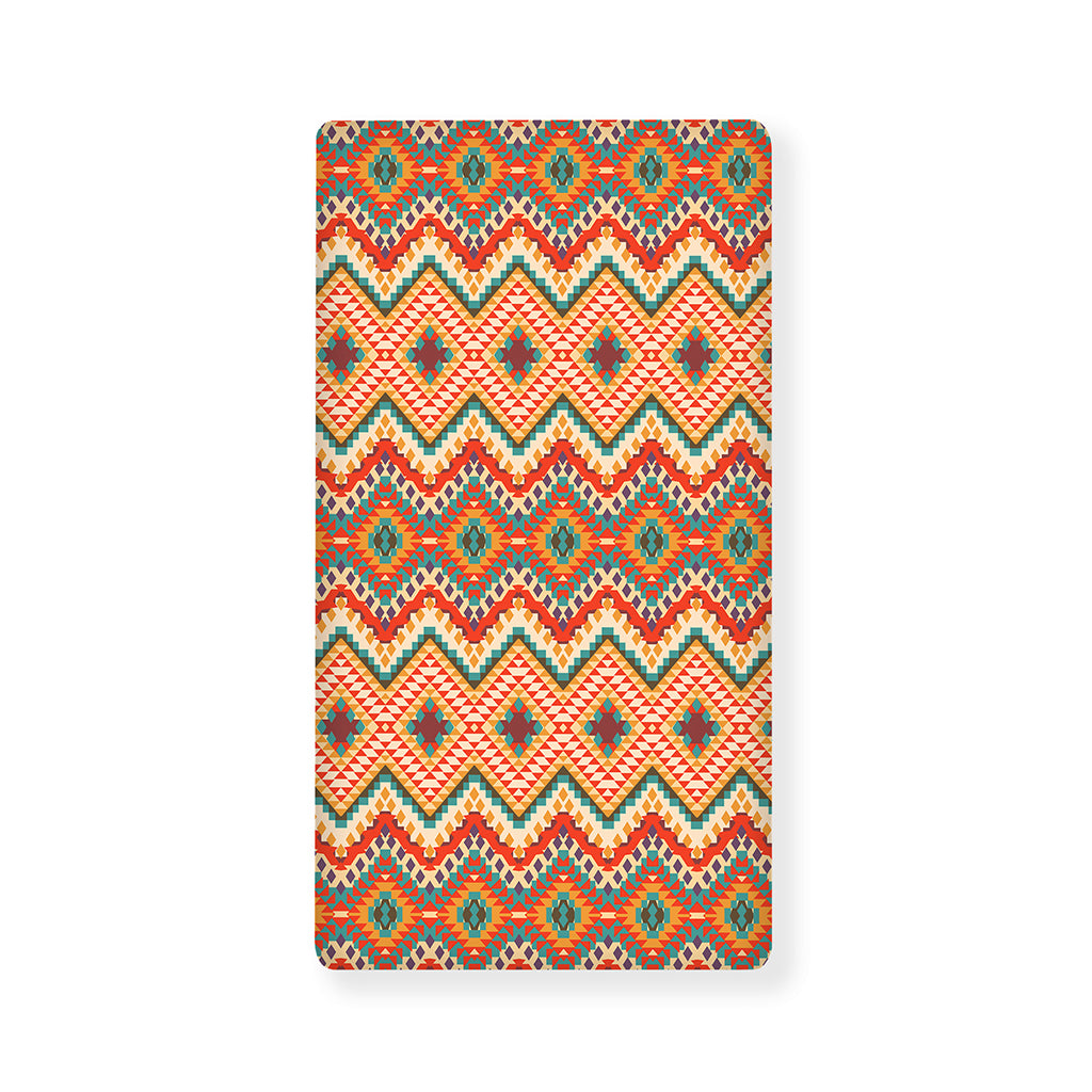 Geometric Navajo Pattern Print Baby Crib Sheet