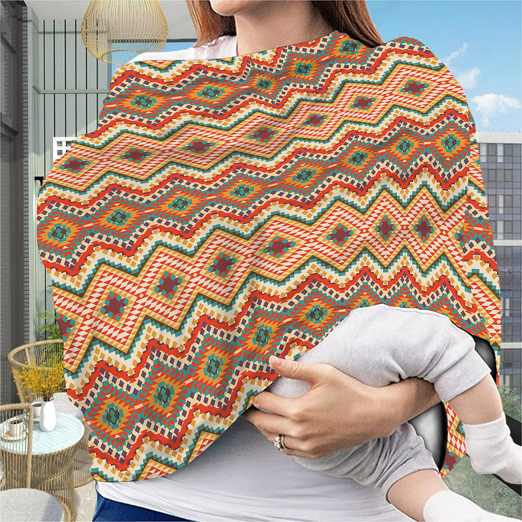 Geometric Navajo Pattern Print Baby Seat Cover