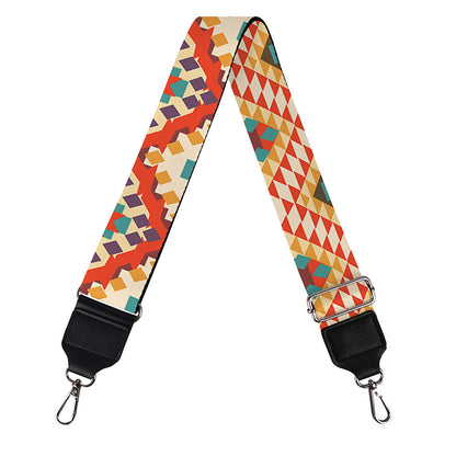 Geometric Navajo Pattern Print Bag Strap