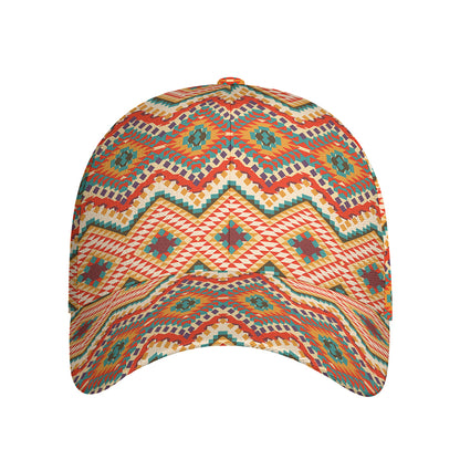 Geometric Navajo Pattern Print Baseball Cap