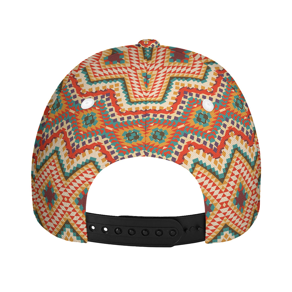 Geometric Navajo Pattern Print Baseball Cap