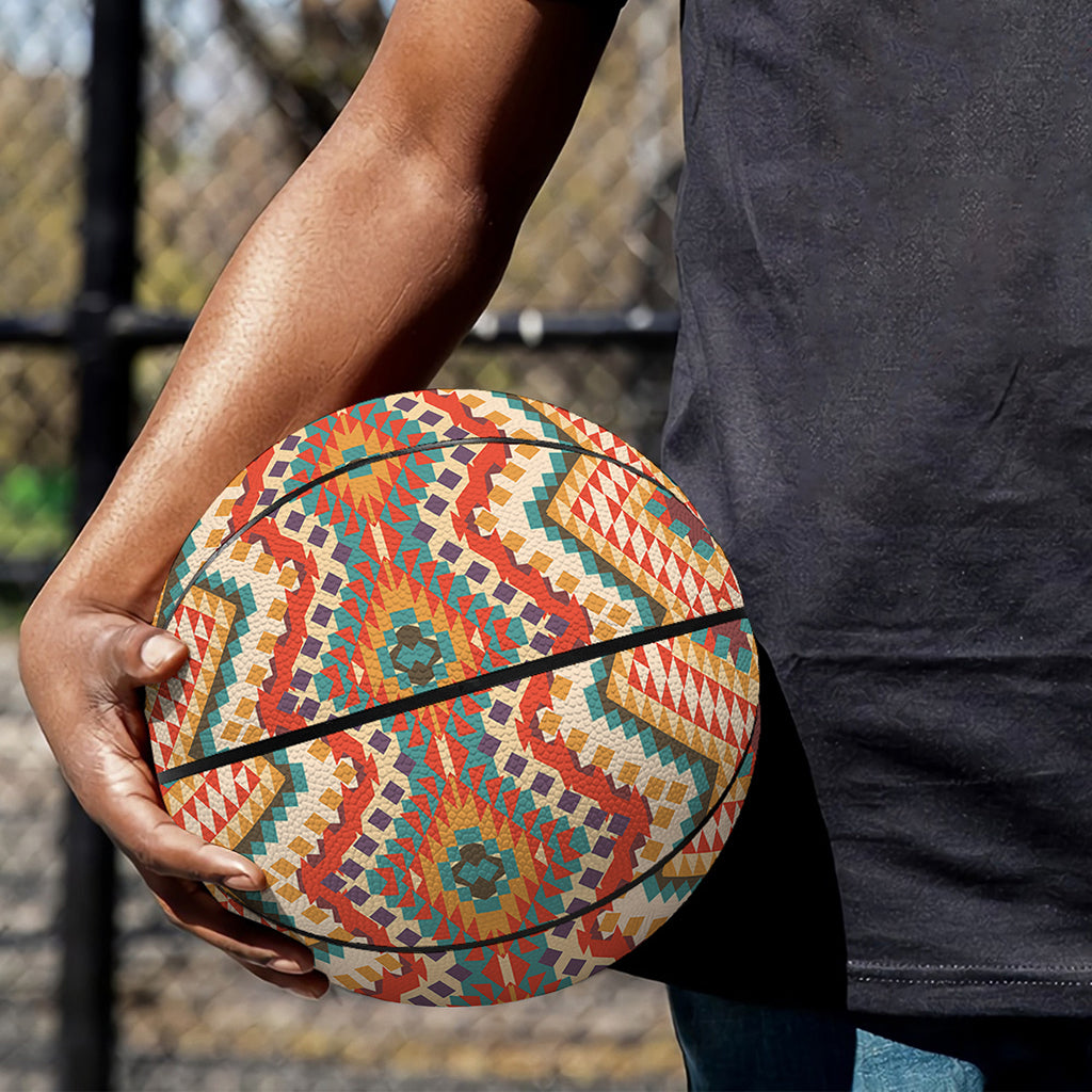 Geometric Navajo Pattern Print Basketball