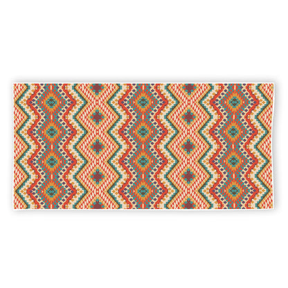 Geometric Navajo Pattern Print Beach Towel