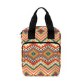 Geometric Navajo Pattern Print Bible Tote Bag