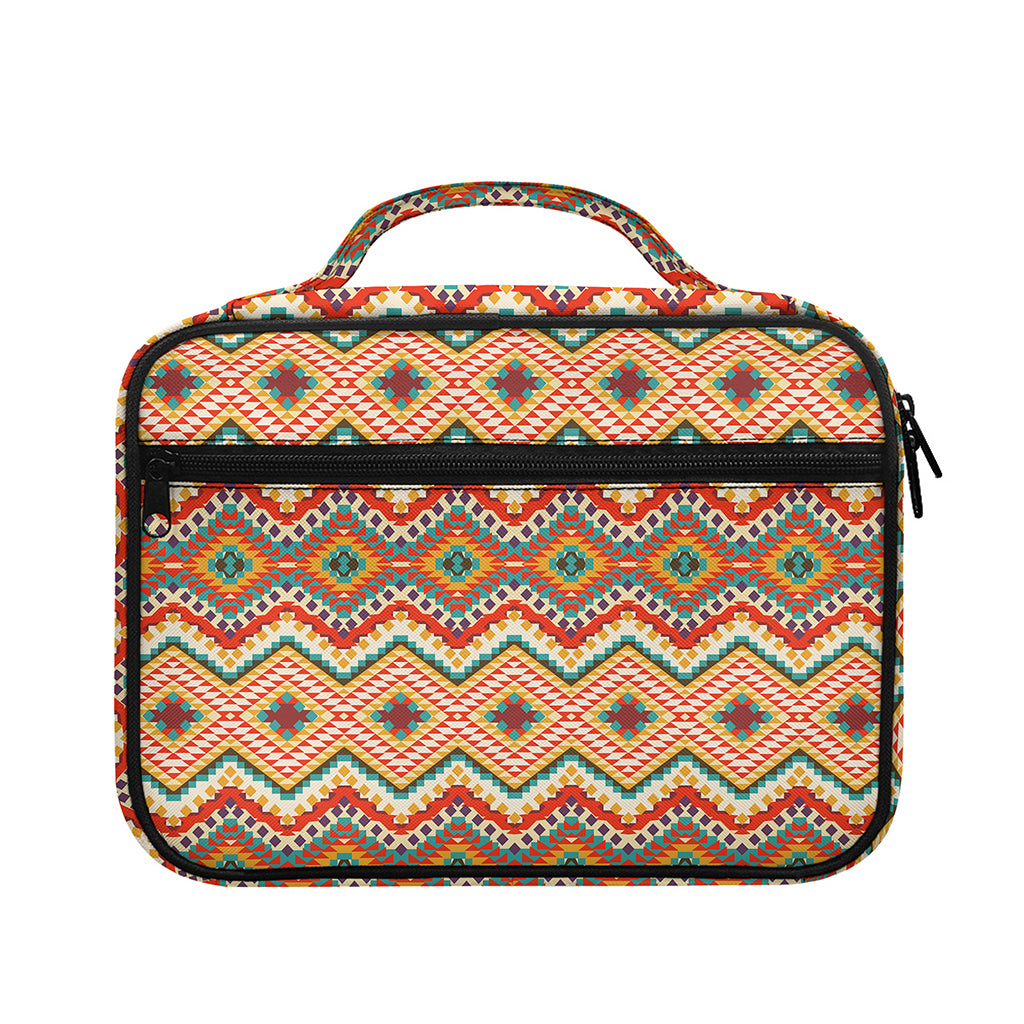 Geometric Navajo Pattern Print Briefcase Bible Bag