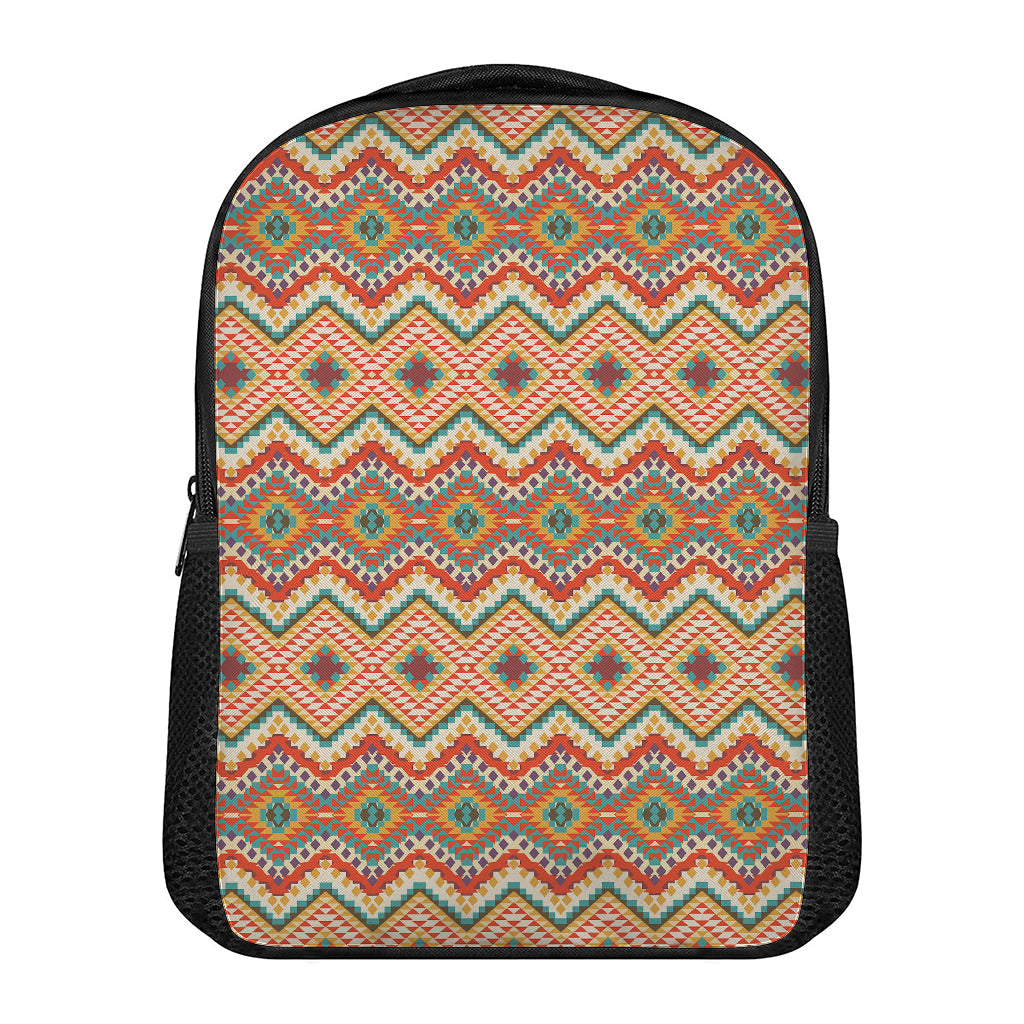 Geometric Navajo Pattern Print Casual Backpack