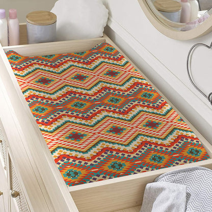 Geometric Navajo Pattern Print Changing Pad Cover