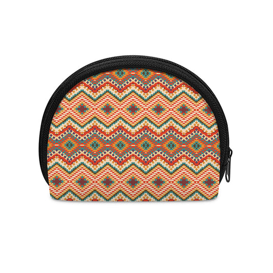 Geometric Navajo Pattern Print Coin Purse