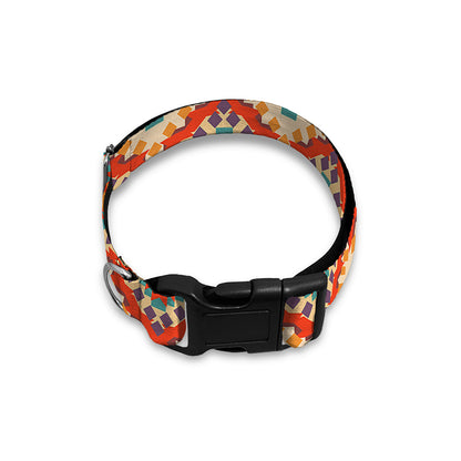 Geometric Navajo Pattern Print Dog Collar