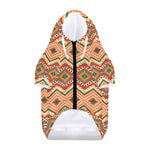 Geometric Navajo Pattern Print Dog Zip Up Hoodie