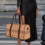 Geometric Navajo Pattern Print Duffle Bag