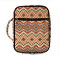 Geometric Navajo Pattern Print Front Pocket Bible Bag