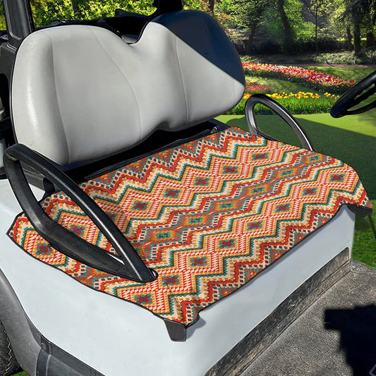 Geometric Navajo Pattern Print Golf Cart Seat Cover