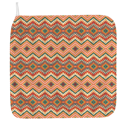 Geometric Navajo Pattern Print Hand Towel