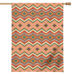Geometric Navajo Pattern Print House Flag