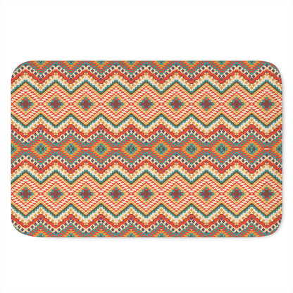 Geometric Navajo Pattern Print Indoor Door Mat