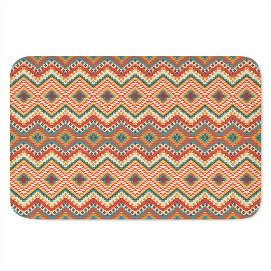 Geometric Navajo Pattern Print Indoor Door Mat
