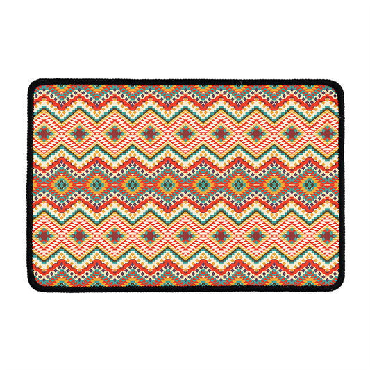 Geometric Navajo Pattern Print Kitchen Mat