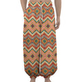 Geometric Navajo Pattern Print Lantern Pants