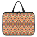 Geometric Navajo Pattern Print Laptop Sleeve With Handle
