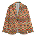 Geometric Navajo Pattern Print Men's Blazer