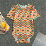 Geometric Navajo Pattern Print Men's Bodysuit