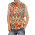 Geometric Navajo Pattern Print Men's Fitness Tank Top