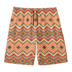 Geometric Navajo Pattern Print Men's Swim Trunks
