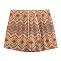 Geometric Navajo Pattern Print Mesh Shorts