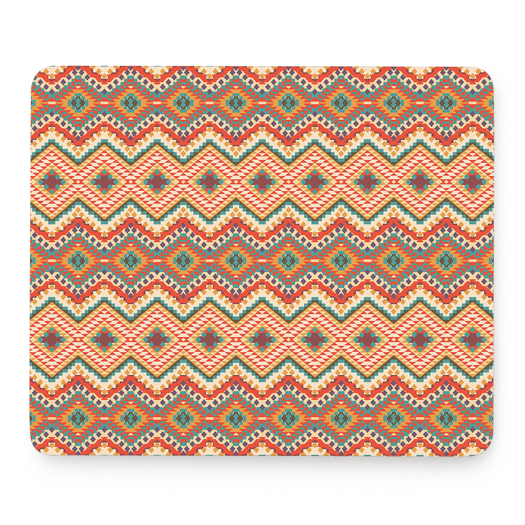 Geometric Navajo Pattern Print Mouse Pad