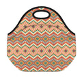 Geometric Navajo Pattern Print Neoprene Lunch Bag