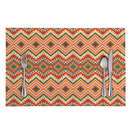 Geometric Navajo Pattern Print Placemat
