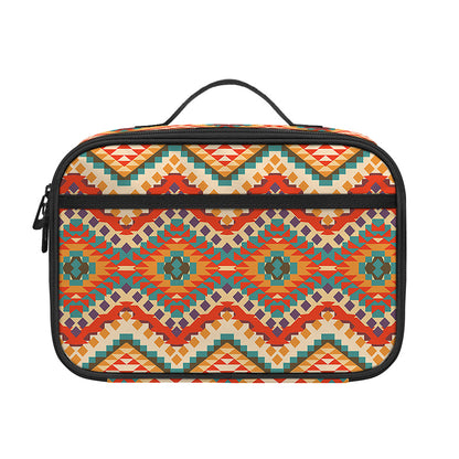 Geometric Navajo Pattern Print Portable Lunch Bag