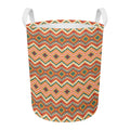 Geometric Navajo Pattern Print Round Laundry Basket