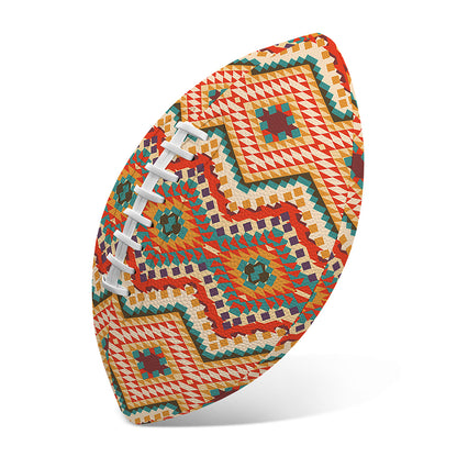 Geometric Navajo Pattern Print Rugby Ball