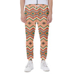 Geometric Navajo Pattern Print Scuba Joggers