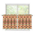 Geometric Navajo Pattern Print Tier Curtains