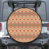 Geometric Navajo Pattern Print Tire Cover