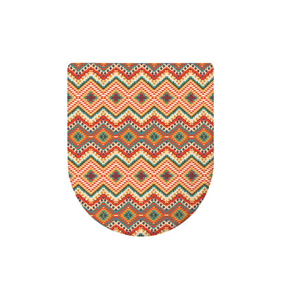 Geometric Navajo Pattern Print Toilet Lid Cover
